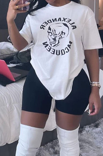 Offset Printing Short Sleeve Sport Casual Two-Pieces NK238