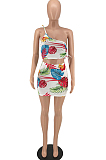 Summer Fashion Casual Print Two-Piece QL1012