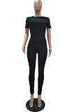 Sexy Casual Super Elastic Rid Tight Sport Two-Piece TRS1135