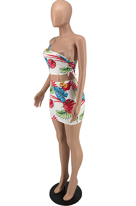 Summer Fashion Casual Print Two-Piece QL1012