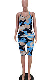 Fashion Sexy Women Casual Camo Romper Shorts AMN8002