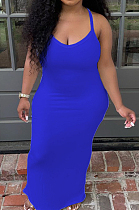 Fashion Cuaual Sling Loose Long Dress CYY003