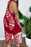 Women Positioning Printing Loose Trendy Casual Jumpersuit AMN8008