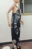 Women Positioning Printing Loose Trendy Casual Jumpersuit AMN8008
