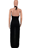 Euramerican Bind Backless Conjoined Cape Two-Piece CYY001