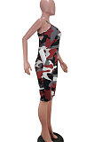 Fashion Sexy Women Casual Camo Romper Shorts AMN8002