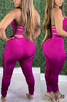 Euramerican Bind Hang A Neck Backless Casual Two-Piece CYY8096