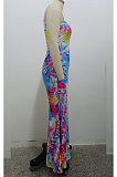 Euramerican Fashion Tie Dye Print Long Dress SMR10075