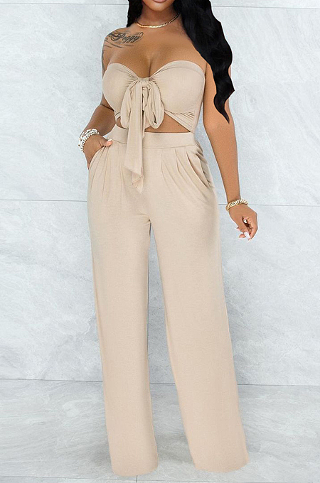 Sexy Chest Wrap Hang A Neck Various Wear Two-Piece HY5216