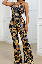 Euramerican Fashion Digital Printing Sling Sumpsuit SMR10040 