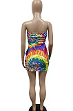 Fashion Sexy Women Irregularity Shirred Detail Bandeau Bra Mini Dress GHH019