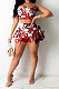 Fashion Women Vest Agaric Edge Shorts Sets GHH022