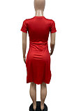 Split Heart Collar Sport Shorts Sets GHH039