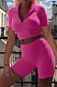 Pure Color Casual Cultivaet One's Morality Dew Waist Two-Piece TK6173 