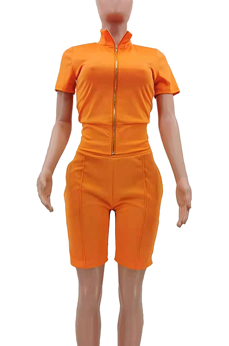 Fashion Sport Short Sleeve Shorts Two-Piece TK6175