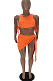 Summer Fashion Vest Lashing Sexy Package Buttocks Two-Piece WJ5213