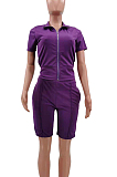 Fashion Sport Short Sleeve Shorts Two-Piece TK6175