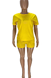 Euramerican Pure Color Casual Two-Piece WJ5211