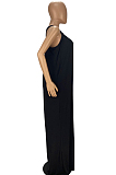 Fashion Loose Inclined Shoulder Casual Jumpsuits YT3273 