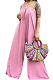 Fashion Loose Inclined Shoulder Casual Jumpsuits YT3273 