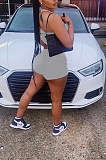 Fashion Wrap Chest Low Waist Short Sets AMX6021