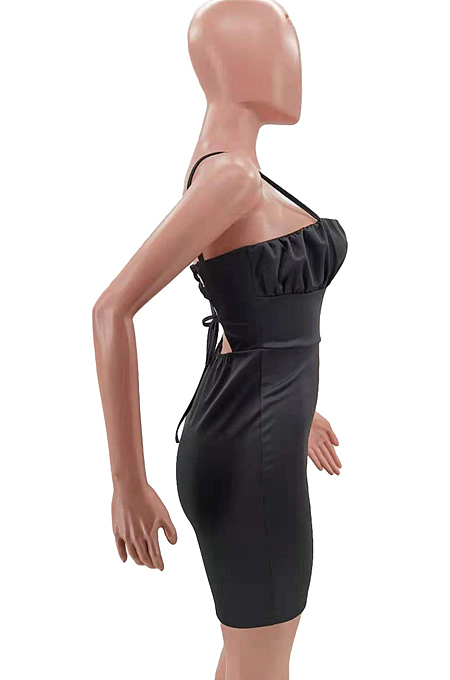 Fashion Casual Spliced Boob Tube Top Bind Jumpsuits HHM6521