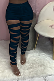 Euramerican Sexy Fashion Hole Medium Waist pure Pants MTY6509