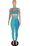 Summer High Elastic Hollow Out Fashion Two-Piece YYZ855