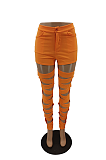 Euramerican Sexy Fashion Hole Medium Waist pure Pants MTY6509