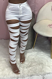 Euramerican Sexy Fashion Hole Medium Waist pure Pants MTY6509