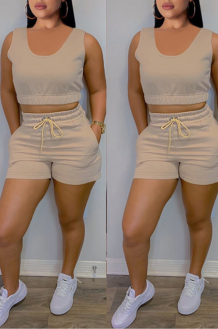 Euramerican Fashion Vest Sports Shorts Sets CM2133