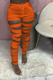 Euramerican Sexy Fashion Hole Medium Waist pure Pants MTY6509