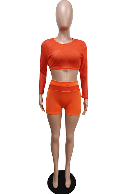 Beach Gridding Breathable Casual Sports Backless Two-Piece F8360
