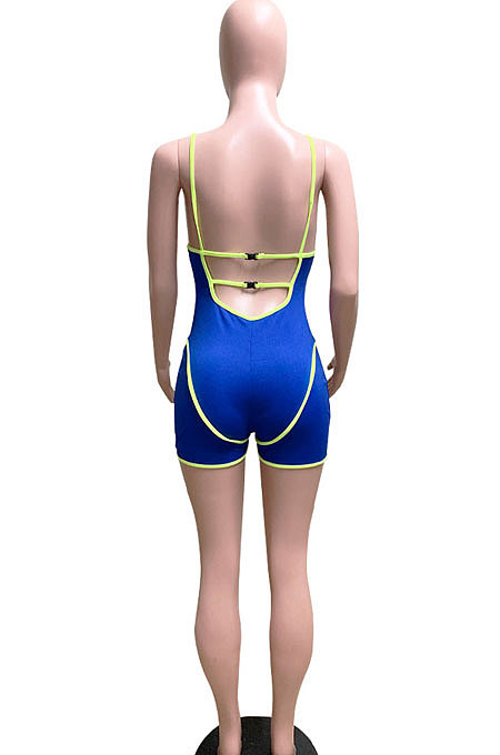 No Belt Tight Hollow Out Sexy Romper Shorts HM5471
