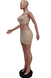 Fashion Tight Hollow Out One Shoulder Sleeveless Dress F1618