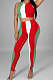 Casual Women Multi Spliced Pants Sets TL6577