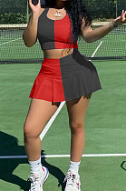 Fashion Cultivate One's Morality Vest Culottes Two-Piece ARM8291