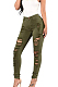 Fashion Stretch High Waist Cowboy Hole Tight Pants SMR2443