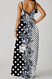 Euramerican Fashion Loose V Neck Sling Dress SMR10233