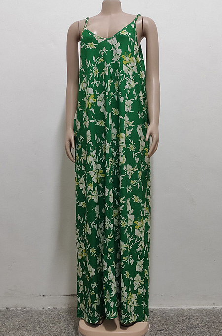 Fashion Summer Loose V Neck Ling Dress SMR10121