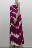 Euramerican Summer Fashion Loose V Neck Sling Dress SMR10158
