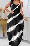 Euramerican Summer Fashion Loose V Neck Sling Dress SMR10158