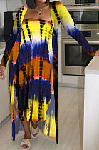 Sexy Bandeau Bra Skirt Coat Two-Pieces R6432