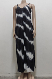 Euramerican Summer Fashion Loose V Neck Sling Dress SMR10158