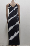 Euramerican Summer Fashion Loose V Neck Sling Dress SMR10158