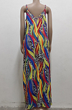 Euramerican Summer Fashion Loose V Neck Sling Dress SMR10201