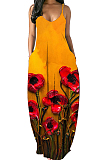 Euramerican Fashion Loose V Neck Sling Dress SMR10233