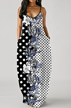 Euramerican Fashion Loose V Neck Sling Dress SMR10233