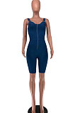 Straps Cultivate One's Morality High Elastic Tight Cowboy Romper Shorts KDN2182