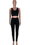 Summer Casual Vest Long Pants Sports Two-Piece MMS8035